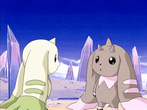 terriermon gif|terriermon digivolve.